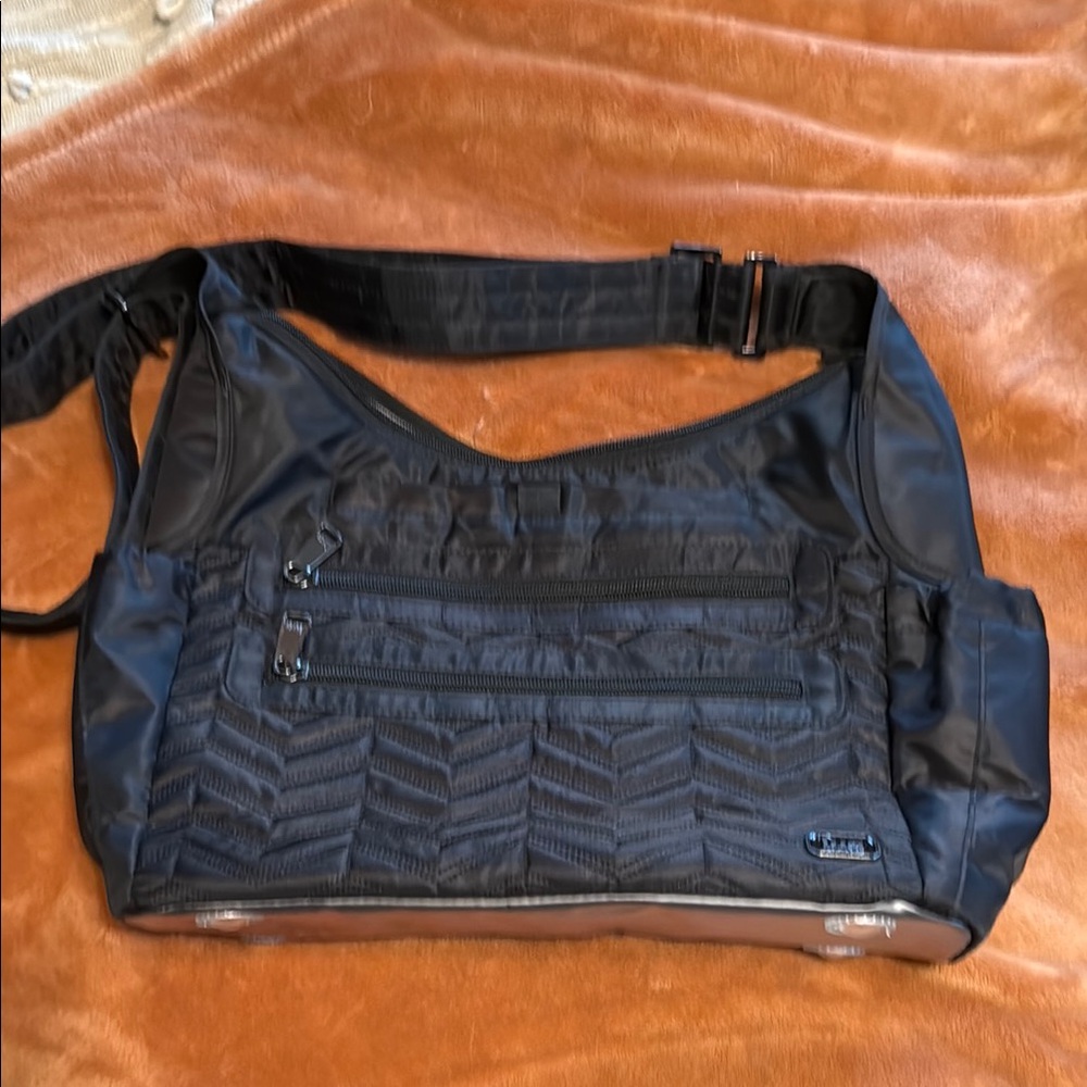 Lugz Black Crossbody Bag Quilted Design